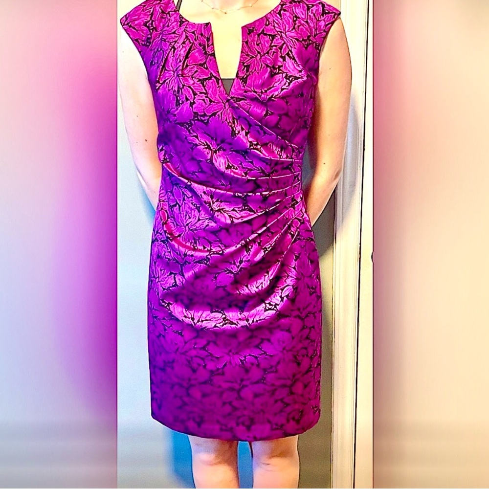 Adriana Papell beautiful dress, size 10, like new/minimally worn, dry cleaned.